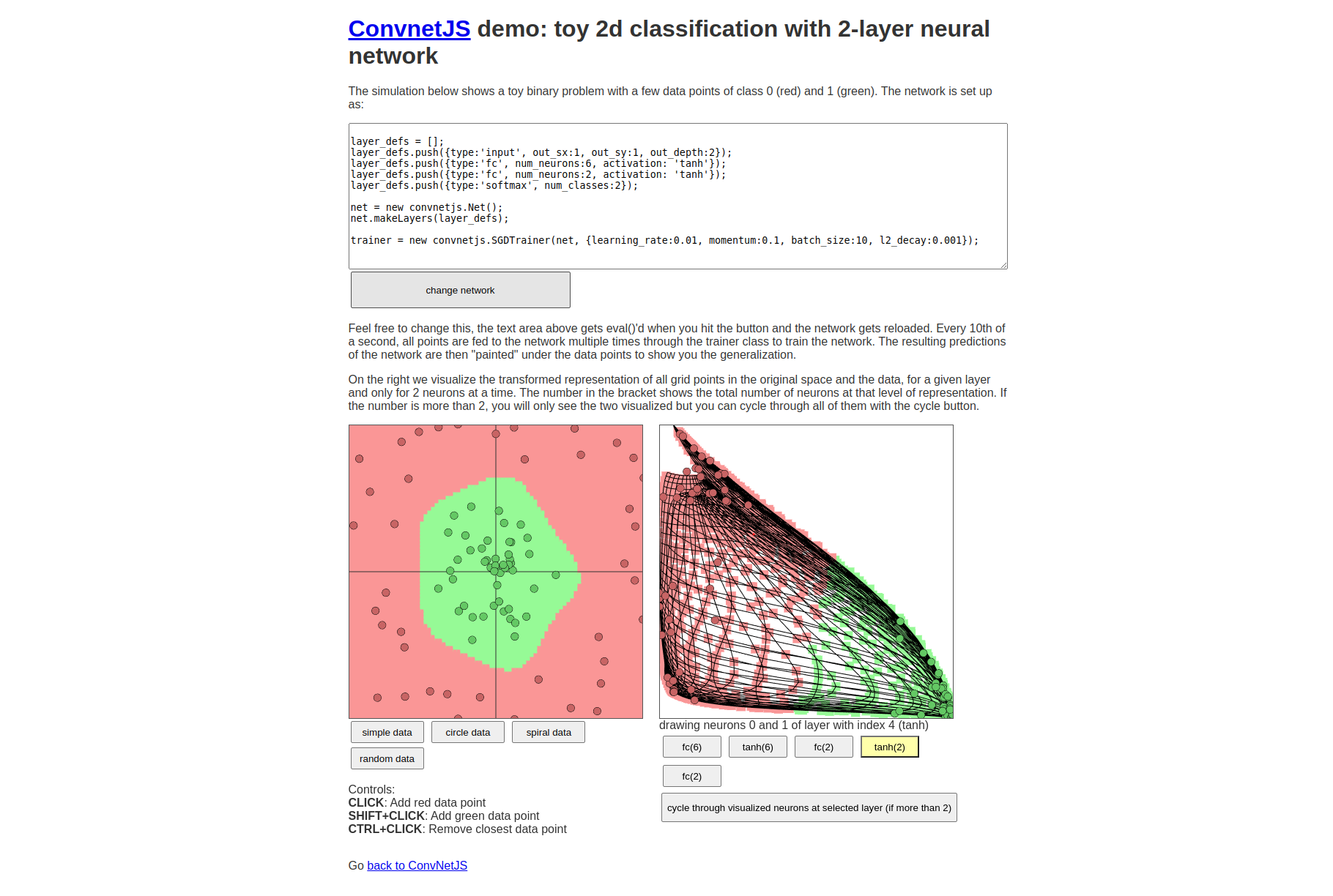 convnetjs wrappingspace